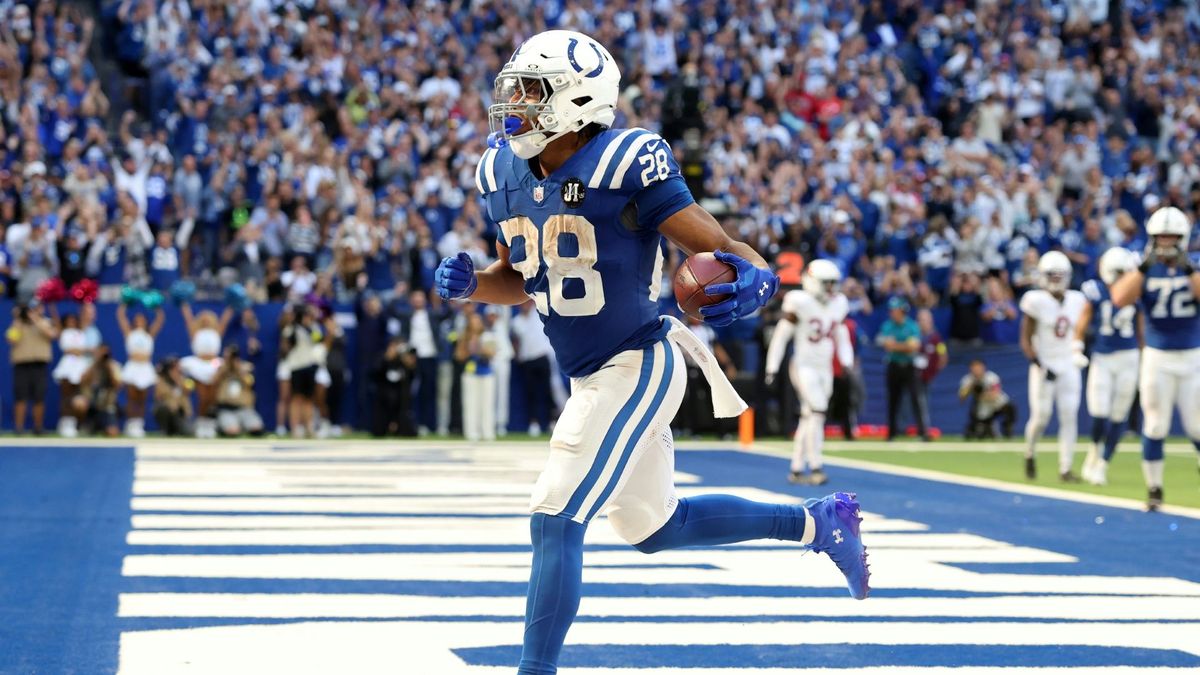Jonathan Taylor beim entscheidenden Touchdown