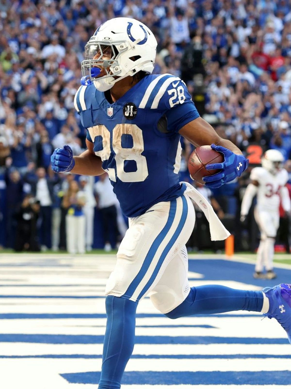 Jonathan Taylor beim entscheidenden Touchdown