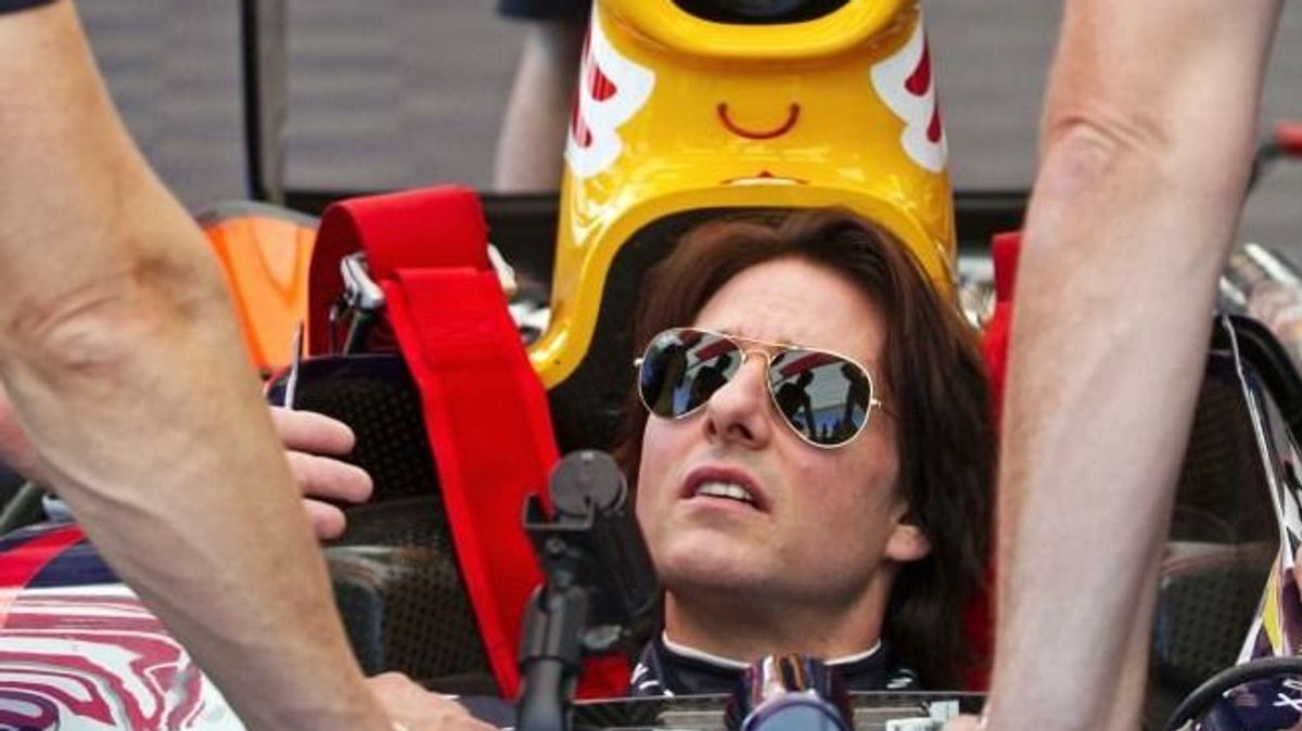 Für Tom Cruise wäre es nicht das erste Mal im Cockpit eines Formel-1-Autos ...