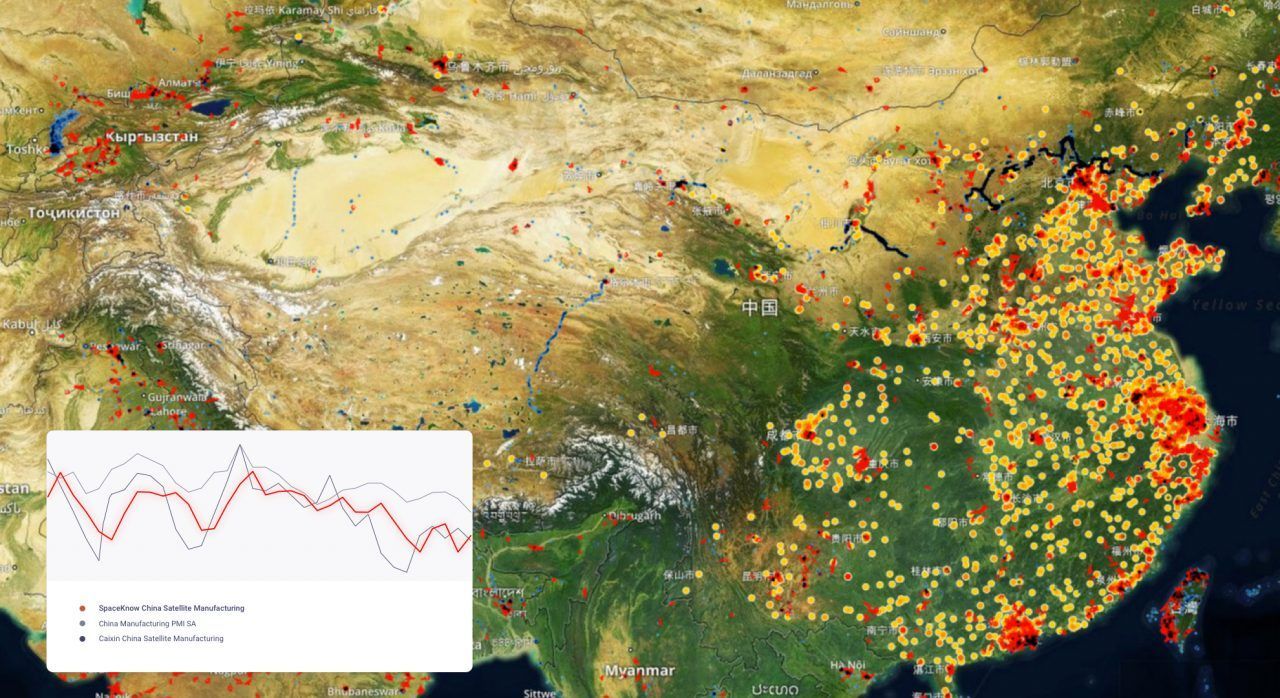 Software kann beispielsweise erkennen, wenn sich Wald und Wiese in Beton verwandeln. Für China etwa lässt sich daraus das Wirtschaftswachstum errechnen.