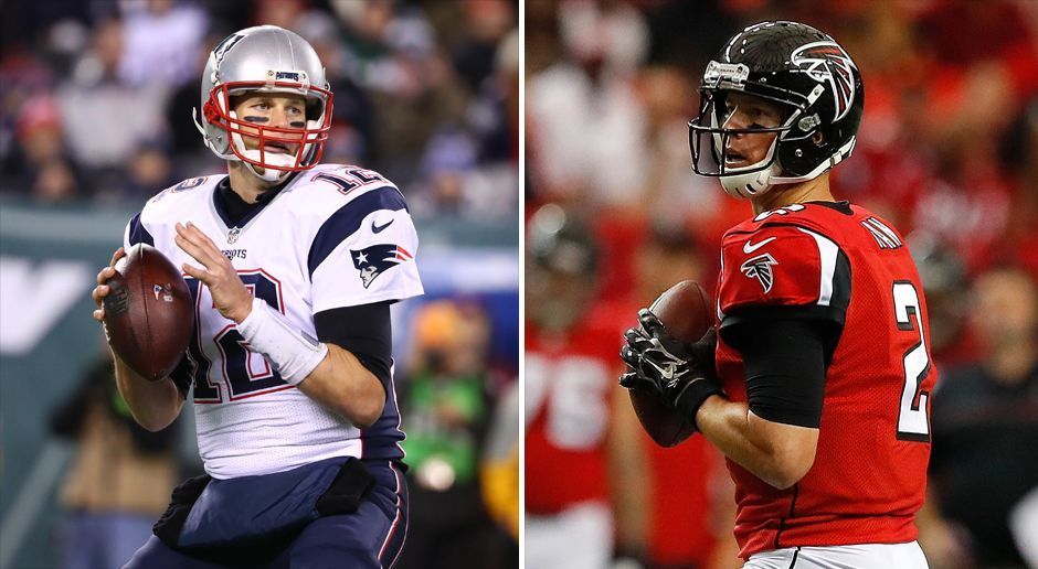 
                <strong>Completion Percentage</strong><br>
                Completion Percentage: Tom Brady hat an den Spieltagen bis zum Super Bowl 341 von 512 Pässen an den Mann gebracht - eine Erfolgsquote von 66 Prozent. Matt Ryan kann diesen Wert jedoch sogar noch toppen: Mit einer Completion Percentage von 70 Prozent (426 erfolgreiche Pässe bei 609 Versuchen) steht er in dieser Statistik deutlich vor dem Patriots-Spielmacher. Ryan baut folglich seine Führung aus - 0:2.
              