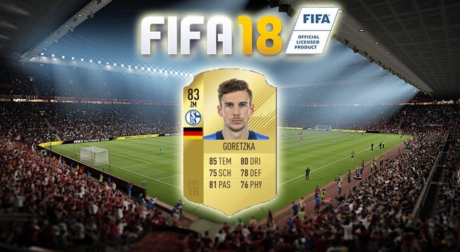 
                <strong>Mittelfeld: Leon Goretzka</strong><br>
                Verein: FC Schalke 04Gesamtstärke in FIFA 18: 
              