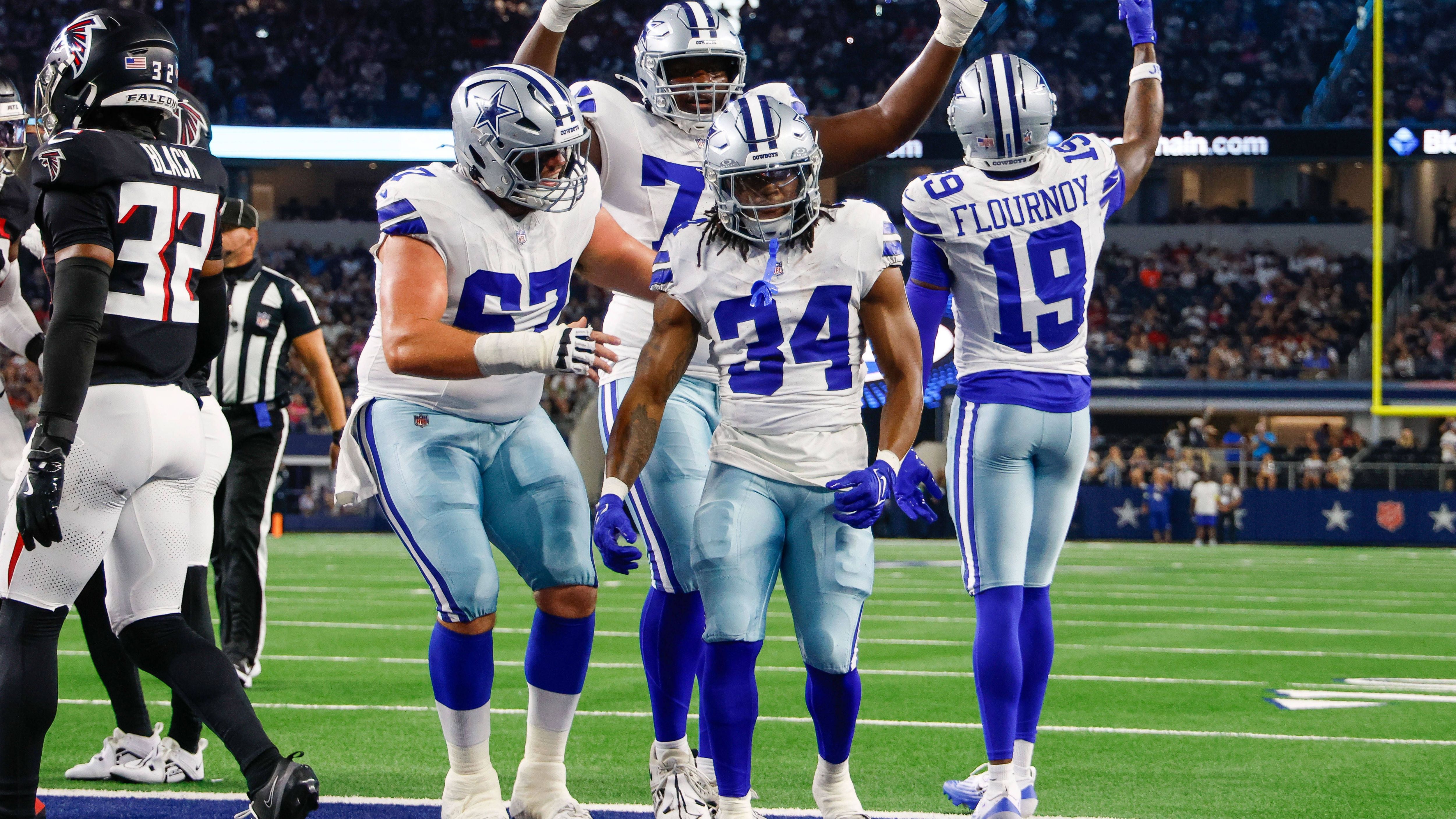 <strong>Dallas Cowboys</strong><br>OL La'el Collins<br>OG Nick Broeker<br>DT Denzel Daxon<br>WR Josh Kelly<br>TE Tyler Neville<br>CB Troy Pride<br>TE John Stephens Jr.<br>CB Christian Matthew<br>DB Bruce Harmon