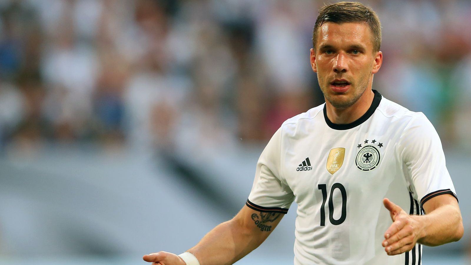 <strong>Rang 4: Lukas Podolski</strong><br>Länderspiele: 130<br>Länderspiel-Tore: 49