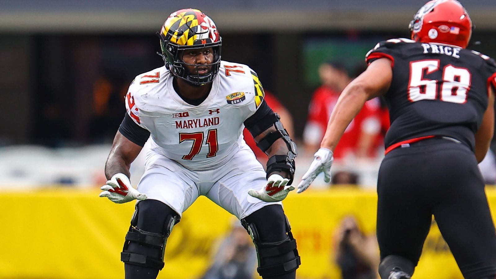 
                <strong>31. Pick: Kansas City Chiefs - Jaelyn Duncan (Maryland)</strong><br>
                Nach dem Verlust von Orlando Brown haben sich die Kansas City Chiefs ein kleines Vakuum auf der Tackle-Position gegraben. Dafür holen sie Jaelyn Duncan, der zwar athletisch ist, jedoch auch noch ein paar Mängel aufweist. Bei Maryland war er jedoch Teamkapitän und es ist gut vorstellbar, dass er ins System der Chiefs passt.
              