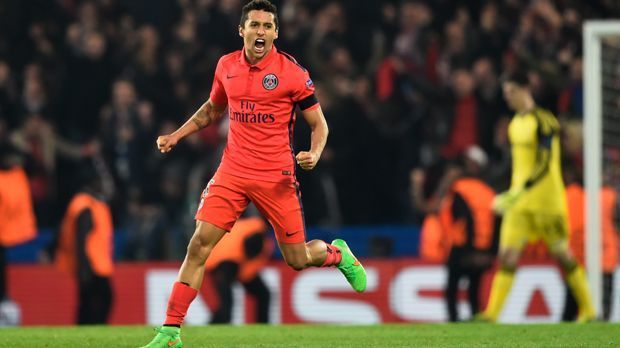 
                <strong>Abwehr: Marquinhos</strong><br>
                Abwehr: Marquinhos. Definitiv ein überraschender Name in der Fabregas-Elf! Denn bisher spielten der brasilianische und der spanische Nationalspieler noch nie im selben Team. Der 21-jährige Innenverteidiger steht bei Paris Saint-Germain unter Vertrag.
              