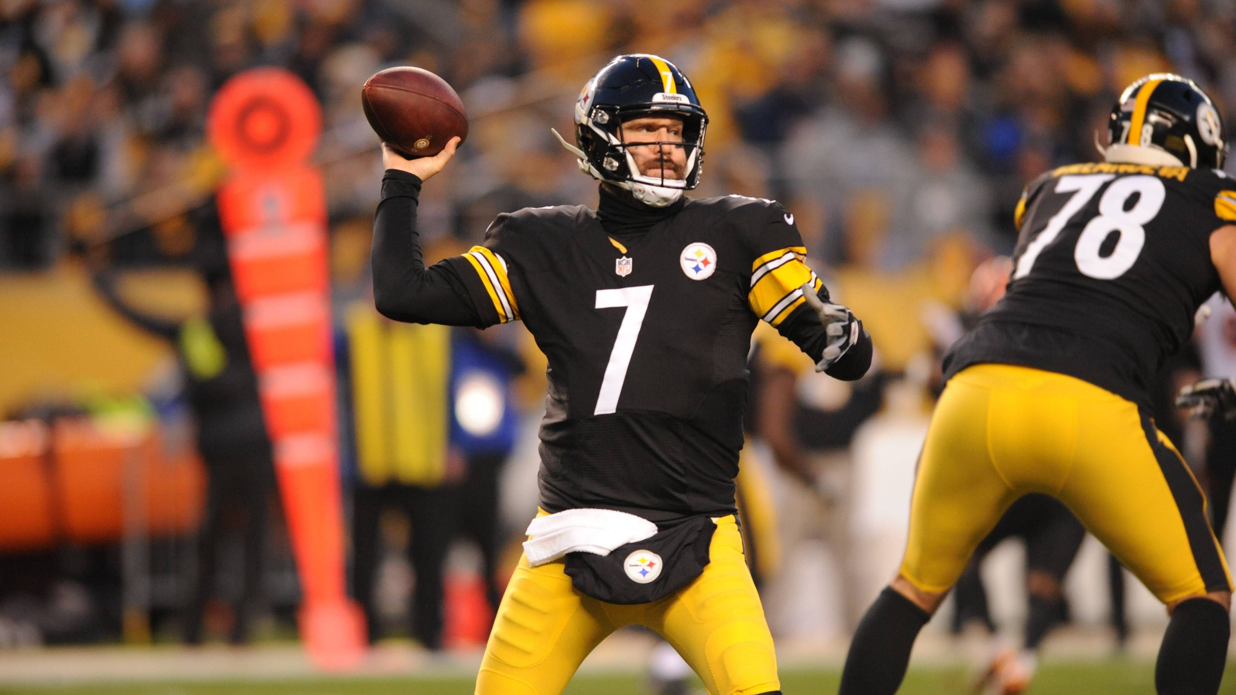 <strong>Ben Roethlisberger (Pittsburgh Steelers)</strong><br>Am 8. November 2018 beim 52:21-Sieg über die Carolina Panthers: 22 Completions für 328 Yards bei 25 Versuchen, 5 Touchdowns.