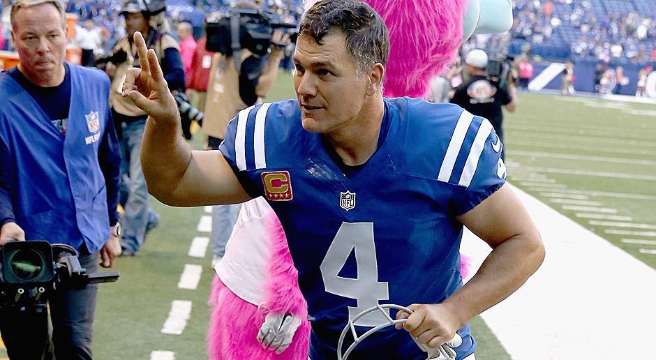 
                <strong>Adam Vinatieri</strong><br>
                2. Platz - Adam Vinatieri (30 Einsätze): Der Kicker sammelte in seiner Karriere bisher vier Super-Bowl-Ringe. In dieser Saison geht es für den 46-Jährigen mit den Indianapolis Colts in der Wildcard-Round gegen die Houston Texans. 
              