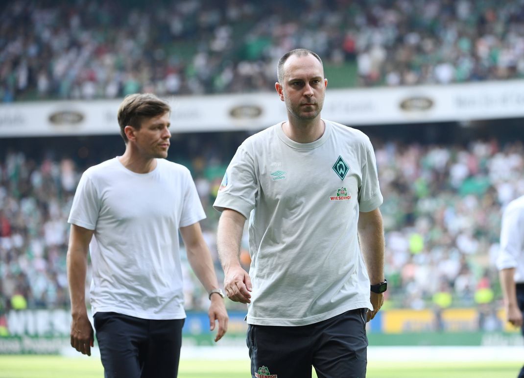 Geschäftsführer Clemens Fritz und Trainer Ole Werner gehen getrennte Wege