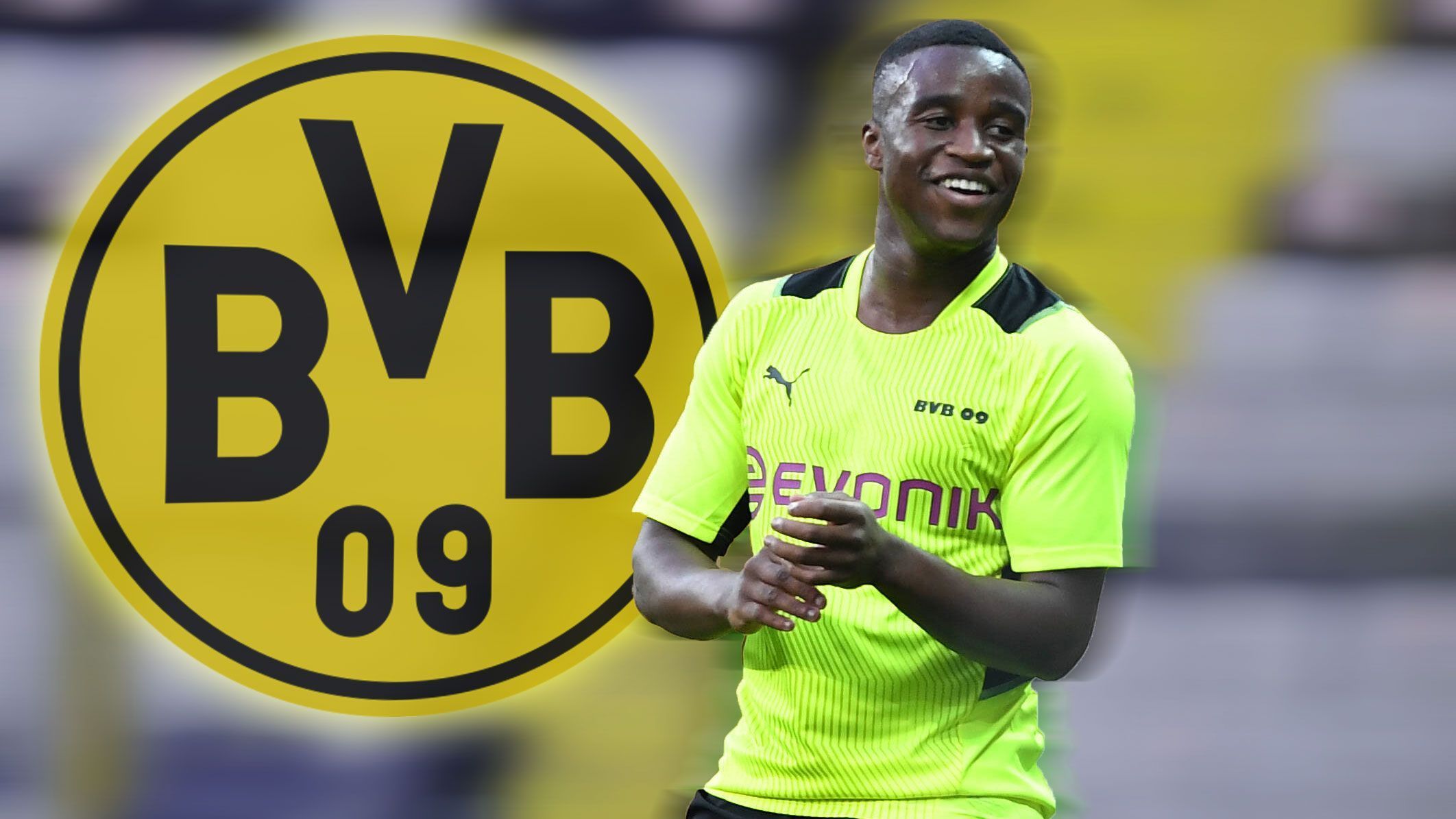 
                <strong>Youssoufa Moukokos erstes Profijahr beim BVB</strong><br>
                Nach seinem Schritt zu den Profis hat Youssoufa Moukoko da weitergemacht, wo er bei den Junioren aufgehört hatte - zumindest, wenn es um das Brechen von Rekorden geht. Der Youngster von Borussia Dortmund feierte vor fast genau einem Jahr sein Debüt für den BVB in der Bundesliga. ran blickt auf die vergangenen zwölf Monate eines der größten Talente im deutschen Fußball zurück.
              