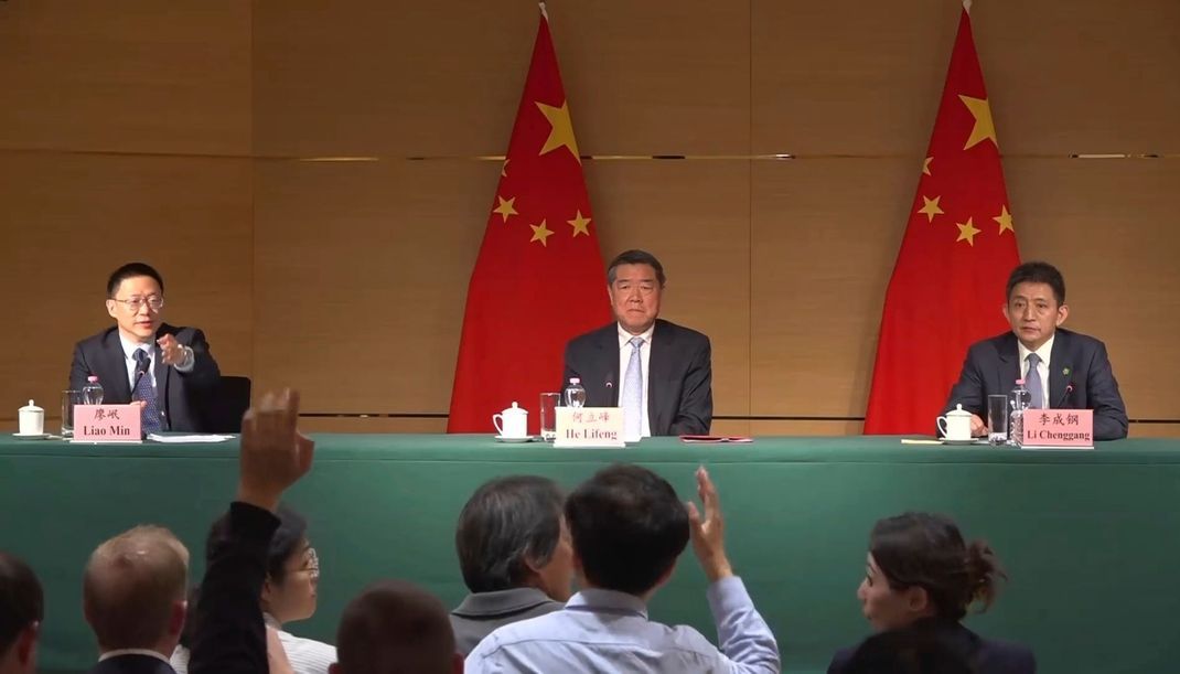 Für 90 Tage senkt auch China die Aufschläge auf Einfuhren aus den USA.