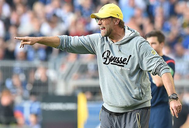 
                <strong>Jürgen Klopp: 90 Minuten gegen den HSV</strong><br>
                ... zurück ...
              