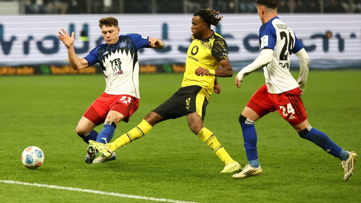Der BVB und der HSV lieferten sich ein enges Duell