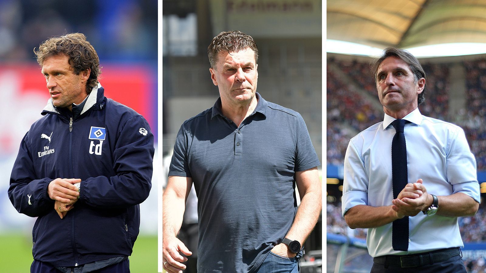 
                <strong>Die Trainer des Hamburger SV seit 2000</strong><br>
                Jetzt ist auch Dieter Hecking Geschichte beim Hamburger SV. Trotz vieler Expertenmeinungen, endlich mal auch auf der Trainerposition auf Konstanz zu setzen, konnten sich Klub und Coach nicht auf einen neuen Vertrag einigen. Hecking war der 25. Trainer - inklusive Interimslösungen - in diesem Jahrtausend. Wie zahlreiche Vorgänger, schaffte er es nicht ins zweite Jahr. Alle HSV-Trainer seit 2000 in der Übersicht.
              