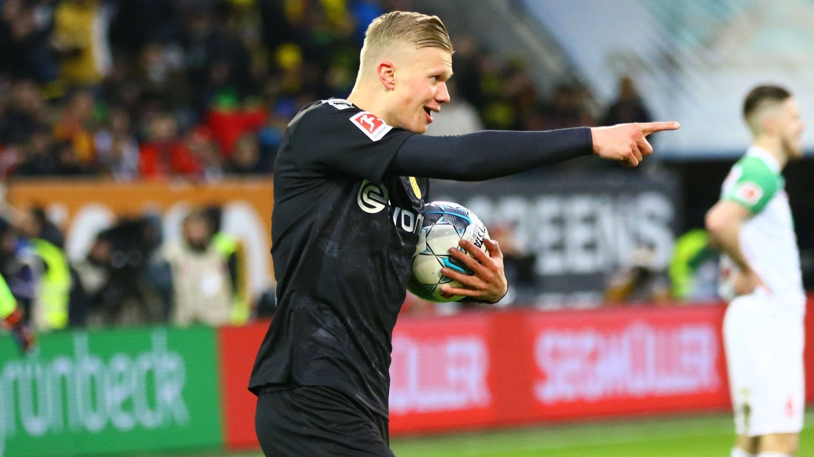 
                <strong>Platz 2: Erling Haaland (Borussia Dortmund)</strong><br>
                19 Jahre 181 Tage, beim 5:3 gegen den FC Augsburg am 18.1.2020.
              