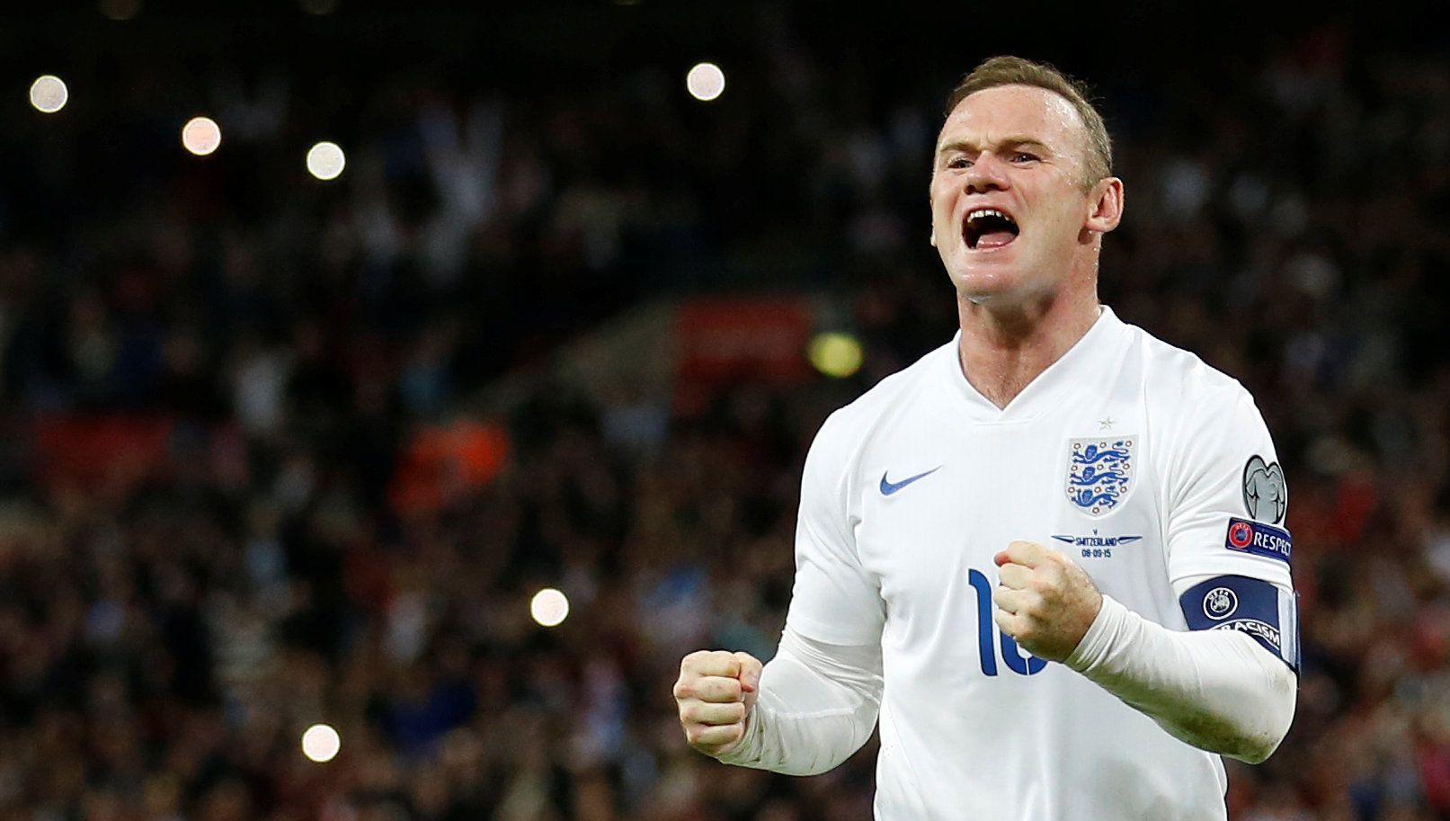 Platz 5: Wayne Rooney. Der Engländer traf auch sechs Mal bei Europameisterschaften.