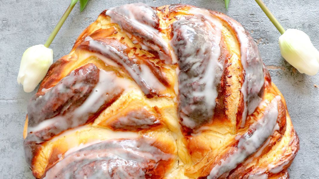 Hefekranz, gebacken von "Das große Backen"-Gewinnerin Monika Nagl