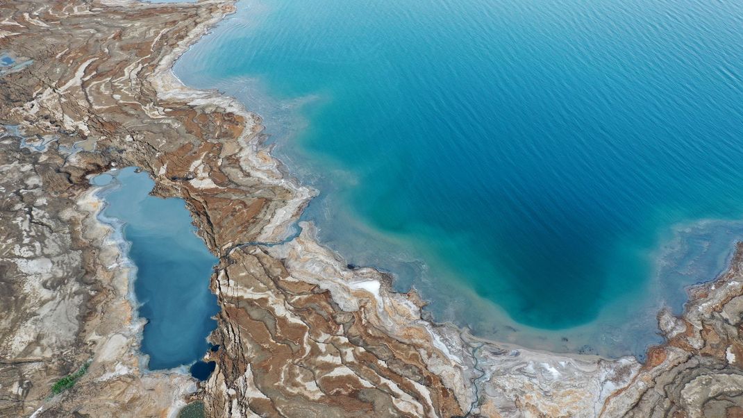 Israel, Ein Gedi: Blick auf das Tote Meer