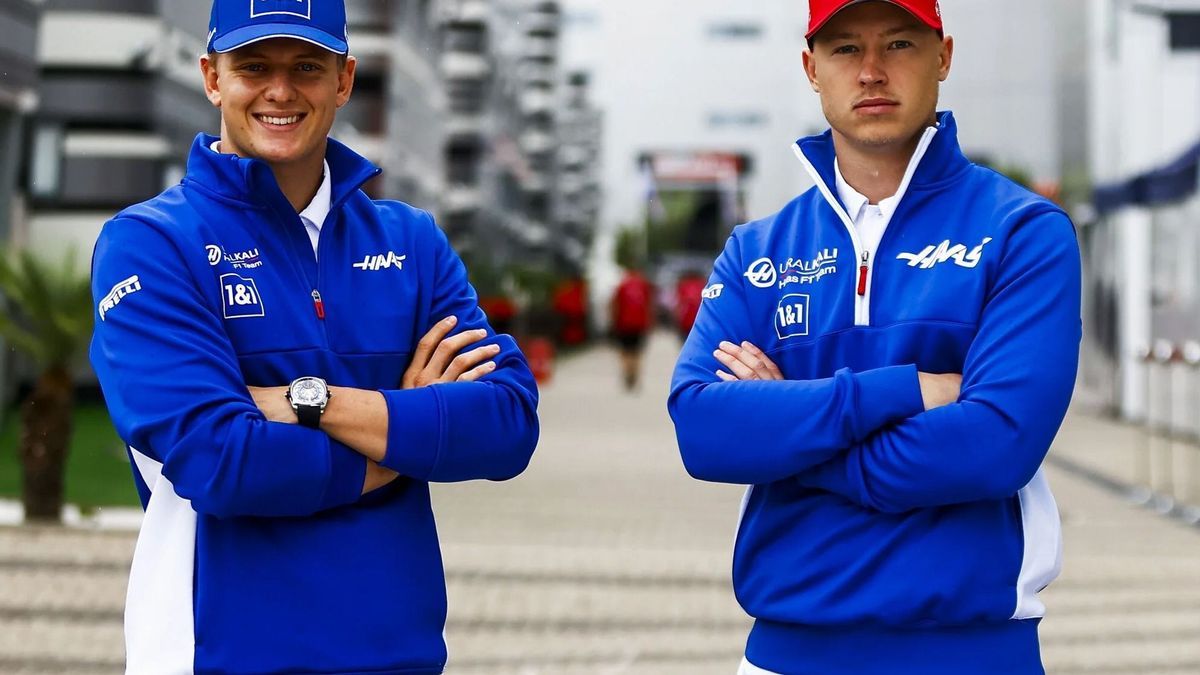 Zwei wie Feuer und Eis: Mick Schumacher und Haas-Teamkollege Nikita Masepin