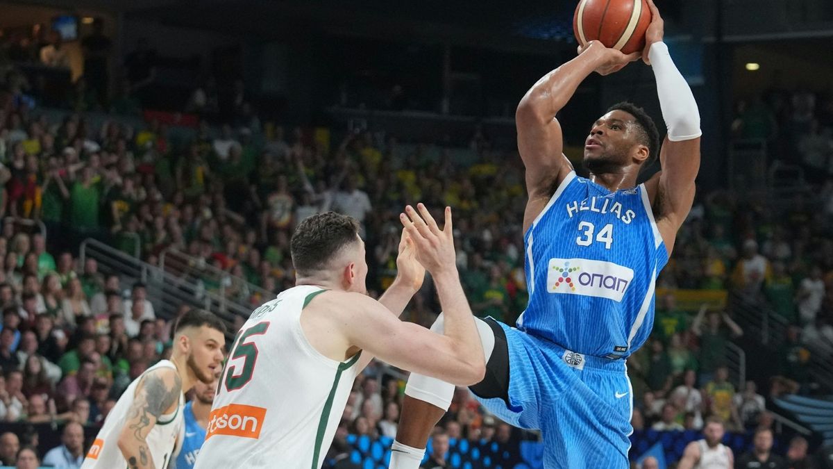 Antetokounmpo (r.) steht erstmals in einem EM-Halbfinale