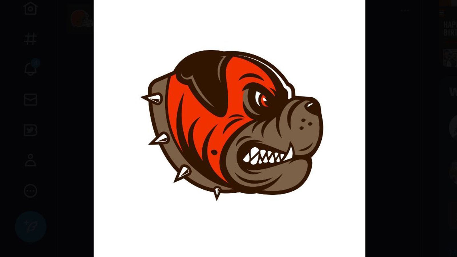 
                <strong>"Dawg Pound"-Logo: Finalentwurf 3</strong><br>
                Das dritte Logo "hat es in sich", wie der Twitter-Kanal der Browns selbst dazu schreibt.
              