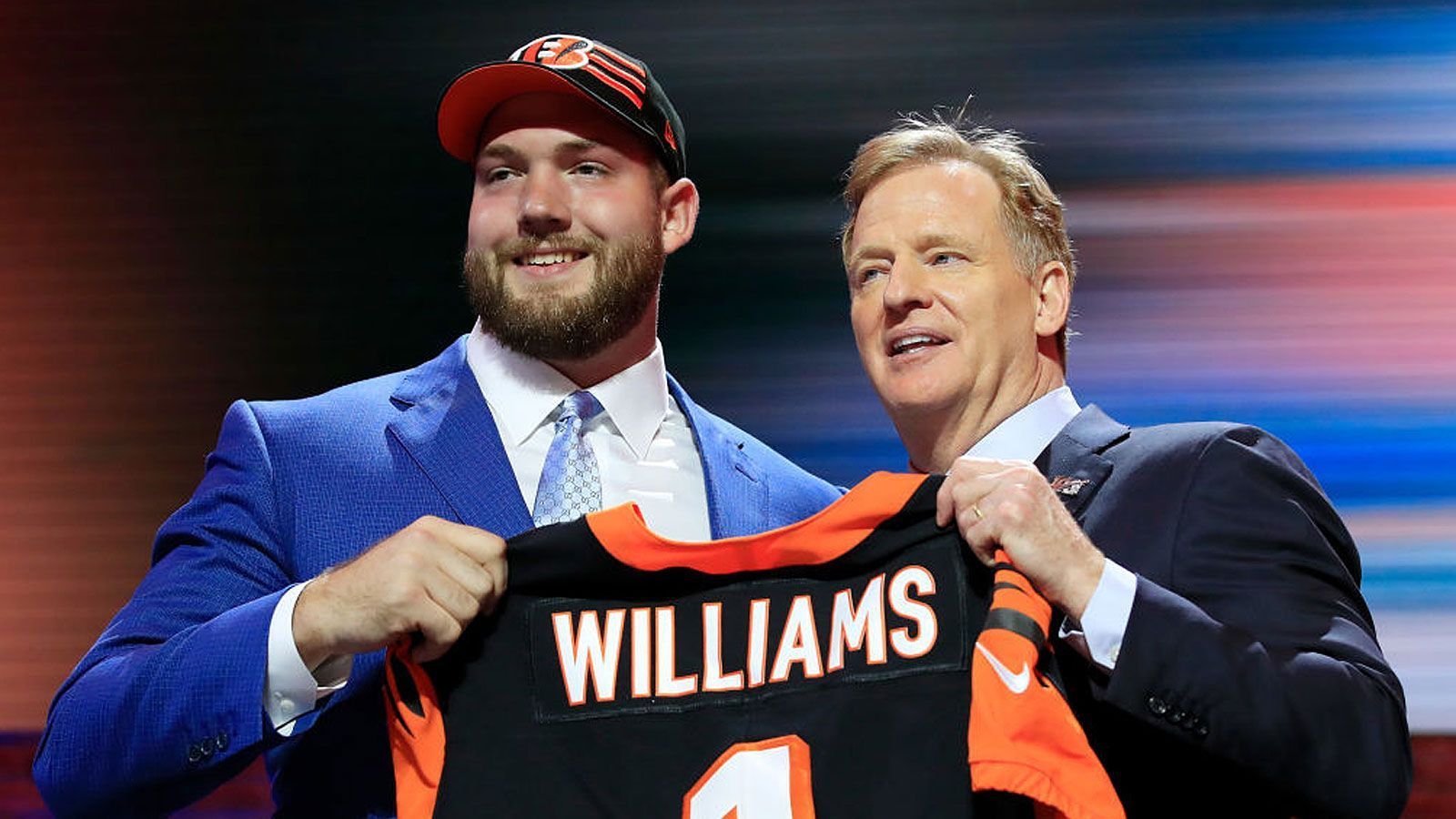 
                <strong>Die Draft Picks der Cincinnati Bengals (10)</strong><br>
                Pick 11: Jonah Williams (Foto/Alabama, T)Pick 52: Drew Sample (Washington, TE)Pick 72: Germaine Pratt (NC State, LB)Pick 104: Ryan Finley (NC State, QB)Pick 125: Renell Wren (Arizona State, DT)Pick 136: Michael Jordan (Ohio State, G)Pick 182: Trayveon Williams (Texas A&M, RB)Pick 210: Deshaun Davis (Auburn, LB)Pick 211: Rodney Anderson (Oklahoma, RB)Pick 223: Jordan Brown (South Dakota State, CB)
              
