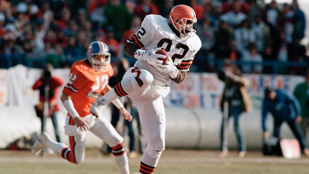 <strong>Platz 27 (geteilt): Cleveland Browns</strong><br>Conference-Championship-Teilnahmen: 3<br>Jahre: 1986, 1987, 1989