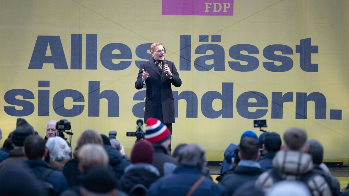 Wahlkampf FDP - Dresden