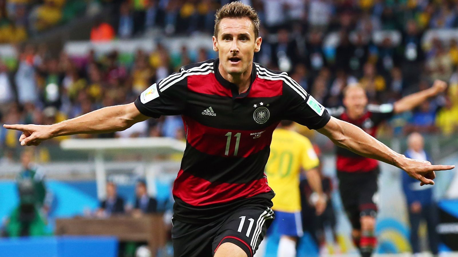<strong>Rang 2: Miroslav Klose</strong><br>Länderspiele: 137<br>Länderspiel-Tore: 71