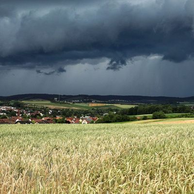 Unwetterwarnung für das Wochenende