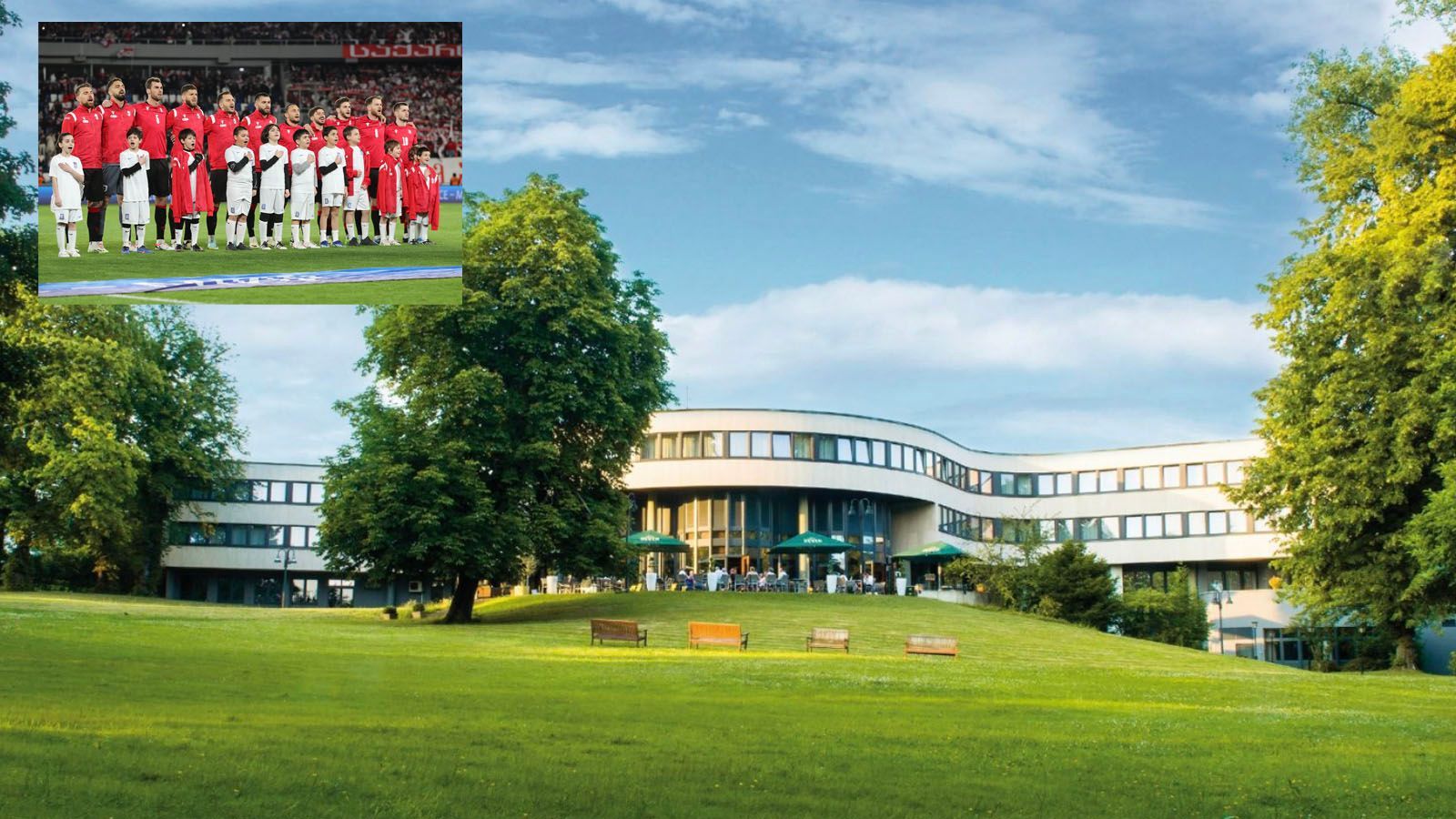 <strong>Georgien - Gruppe F</strong><br>Quartier: Velbert (Nordrhein-Westfalen) – Best Western Plus Park Hotel<br> Suite: 128,50 Euro/Executive-Zimmer: 119,50 Euro/Standardzimmer: 115,50 Euro