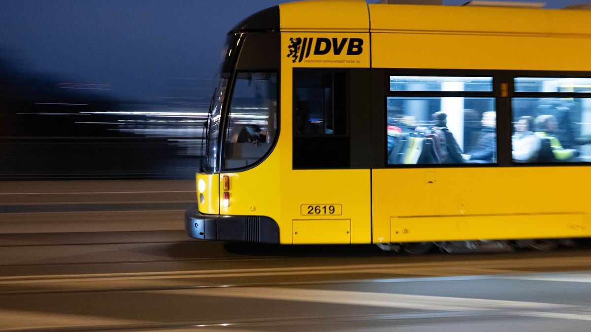 Straßenbahn in Dresden