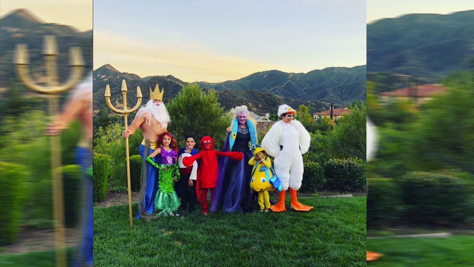 
                <strong>Andrew Whitworth</strong><br>
                Auch der Offensive Tackle der Los Angeles Rams, Andrew Whitworth, feierte Halloween mit seiner Familie.
              