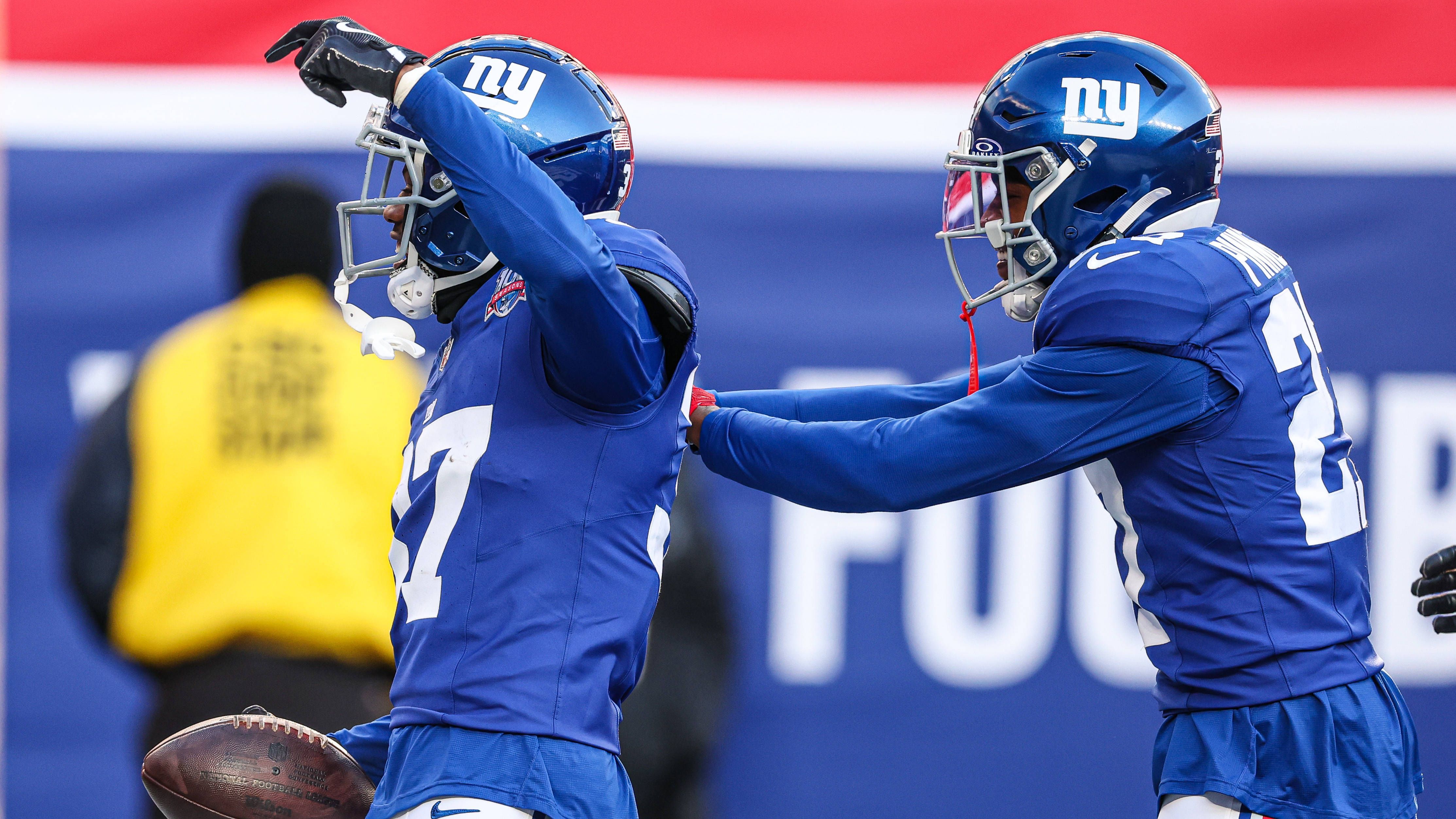 <strong>Platz 7: New York Giants</strong><br>4th Quarter Point Differential: +23<br>Point Differential gesamt: -99