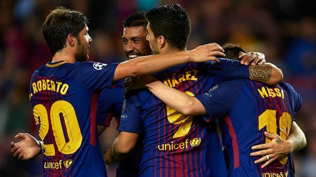 
                <strong>Platz 3 - FC Barcelona (fünf Spiele, 13 Punkte, 11:2 Tore)</strong><br>
                Mit neuem Trainer, aber ohne Neymar, marschiert der FC Barcelona bislang sehr souverän durch die Saison 2017/18. Die Katalanen mussten nach sieben Liga-Siegen in Serie zuletzt bei Atletico Madrid erstmals Punkte abgeben. Sie liegen mit 22 Zählern jedoch immer noch klar an der Tabellenspitze der Primera Division. Auch in der Champions League ließ die Mannschaft von Coach Ernesto Valverde nichts anbrennen, holte aus drei Spielen die bestmögliche Punktzahl, unter anderem gegen den Vorjahres-Finalisten Juventus Turin (3:0). Die Erfolgsserie könnte durchaus eine Fortsetzung finden, denn am kommenden Spieltag kommt mit Malaga das Liga-Schlusslicht ins Camp Nou.
              
