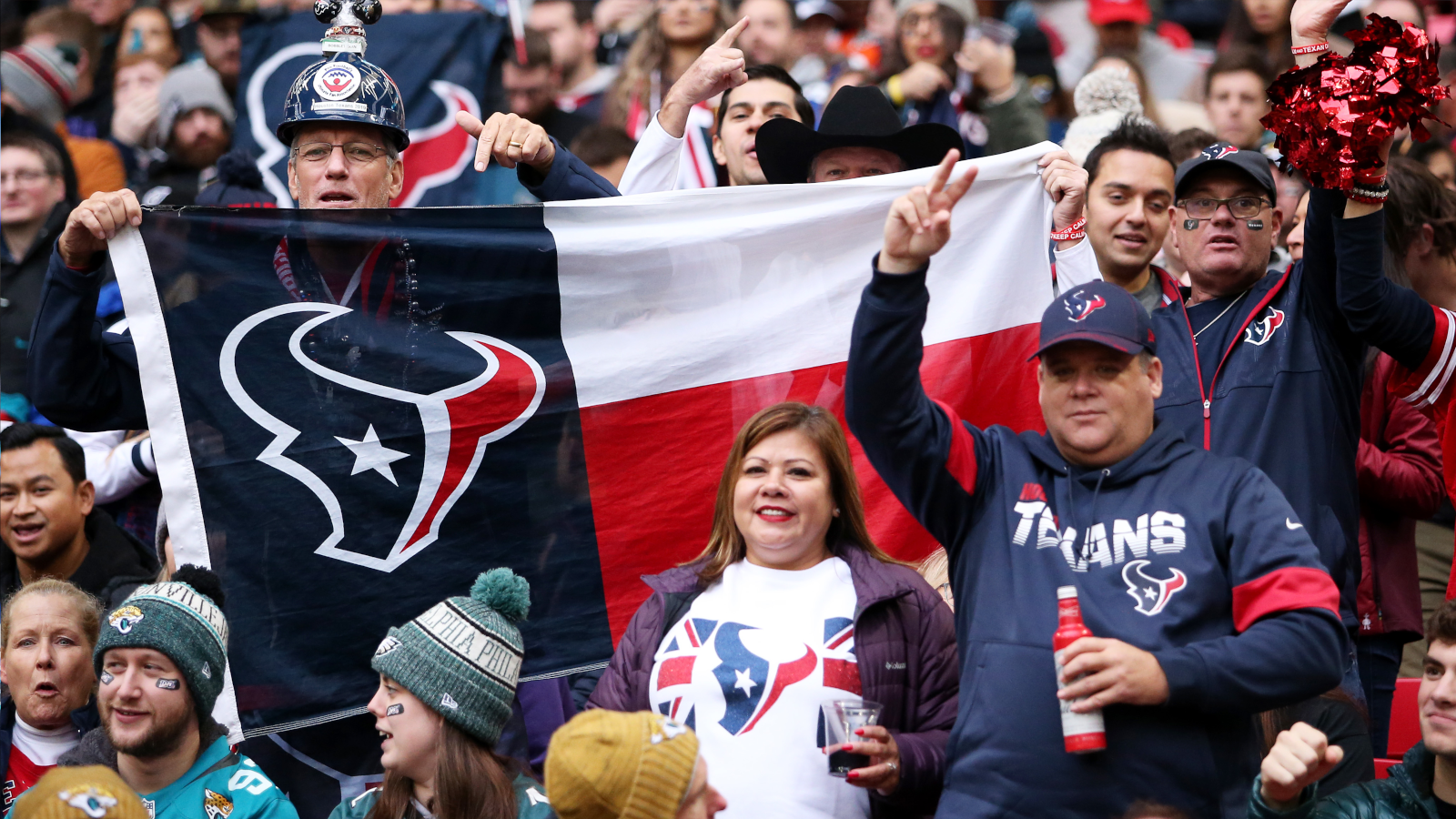 
                <strong>Platz 16: Houston Texans</strong><br>
                Preis für eine Dauerkarte in der günstigsten Kategorie: 560 Dollar.
              