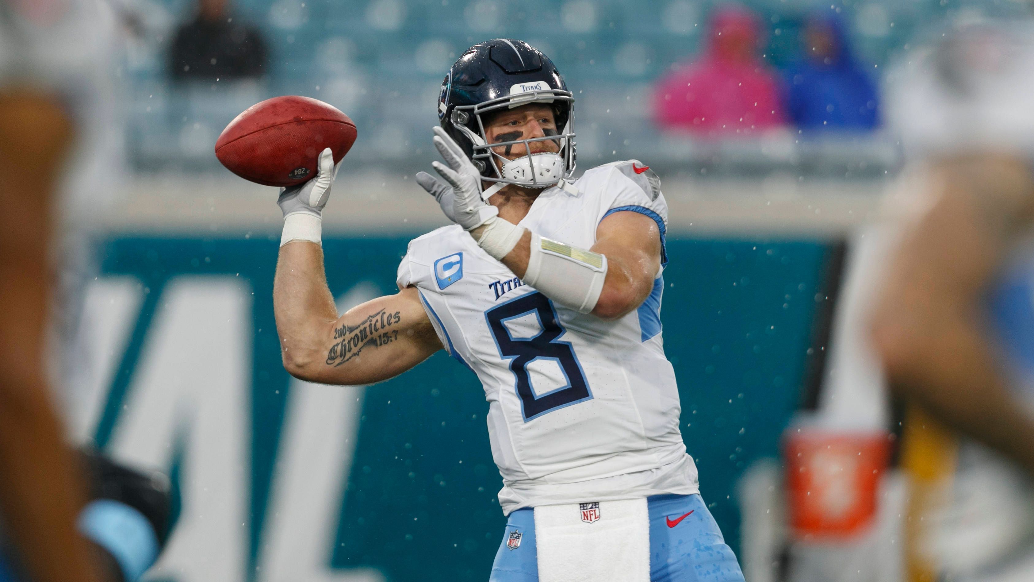 <strong>Will Levis (Tennessee Titans)</strong><br>Spiele: 21<br>Touchdowns: 21<br>Interceptions: 16<br>TD/Int-Ratio: 1,31