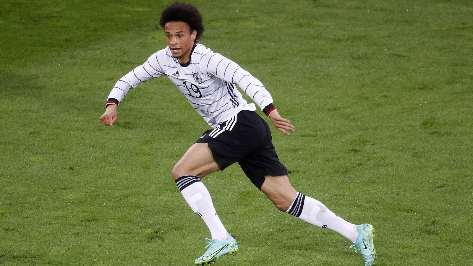 
                <strong>Mittelfeld/Angriff: Leroy Sane</strong><br>
                &#x2022; Verein: FC Bayern München -<br>&#x2022; A-Länderspiele: 34<br>
              