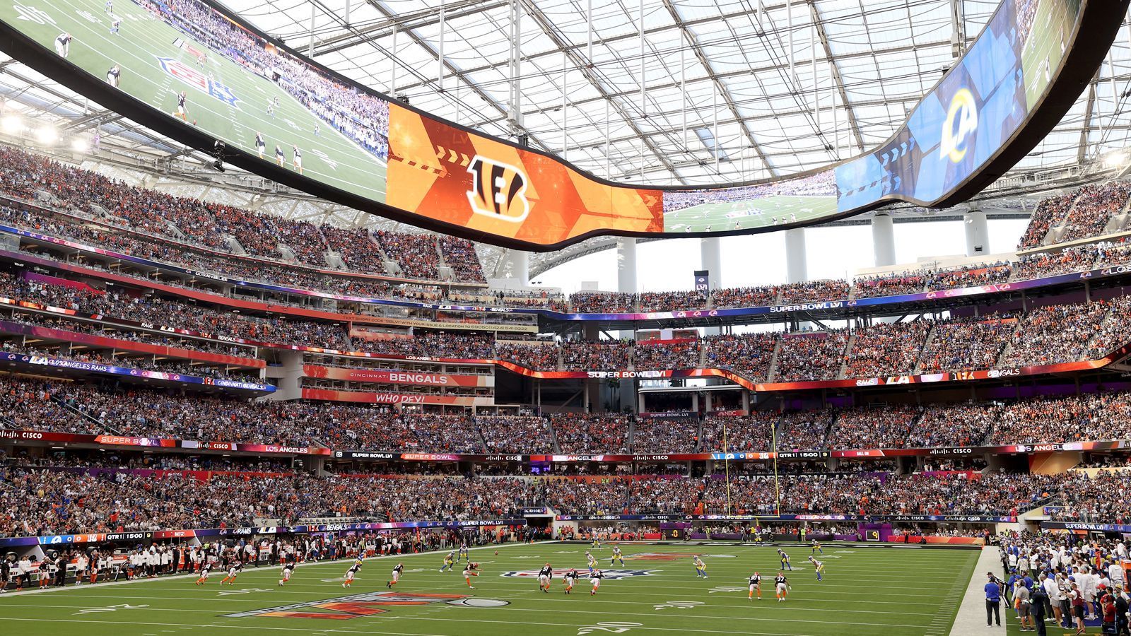 <strong>Platz 28 (geteilt): Los Angeles Rams</strong><br>SoFi Stadium