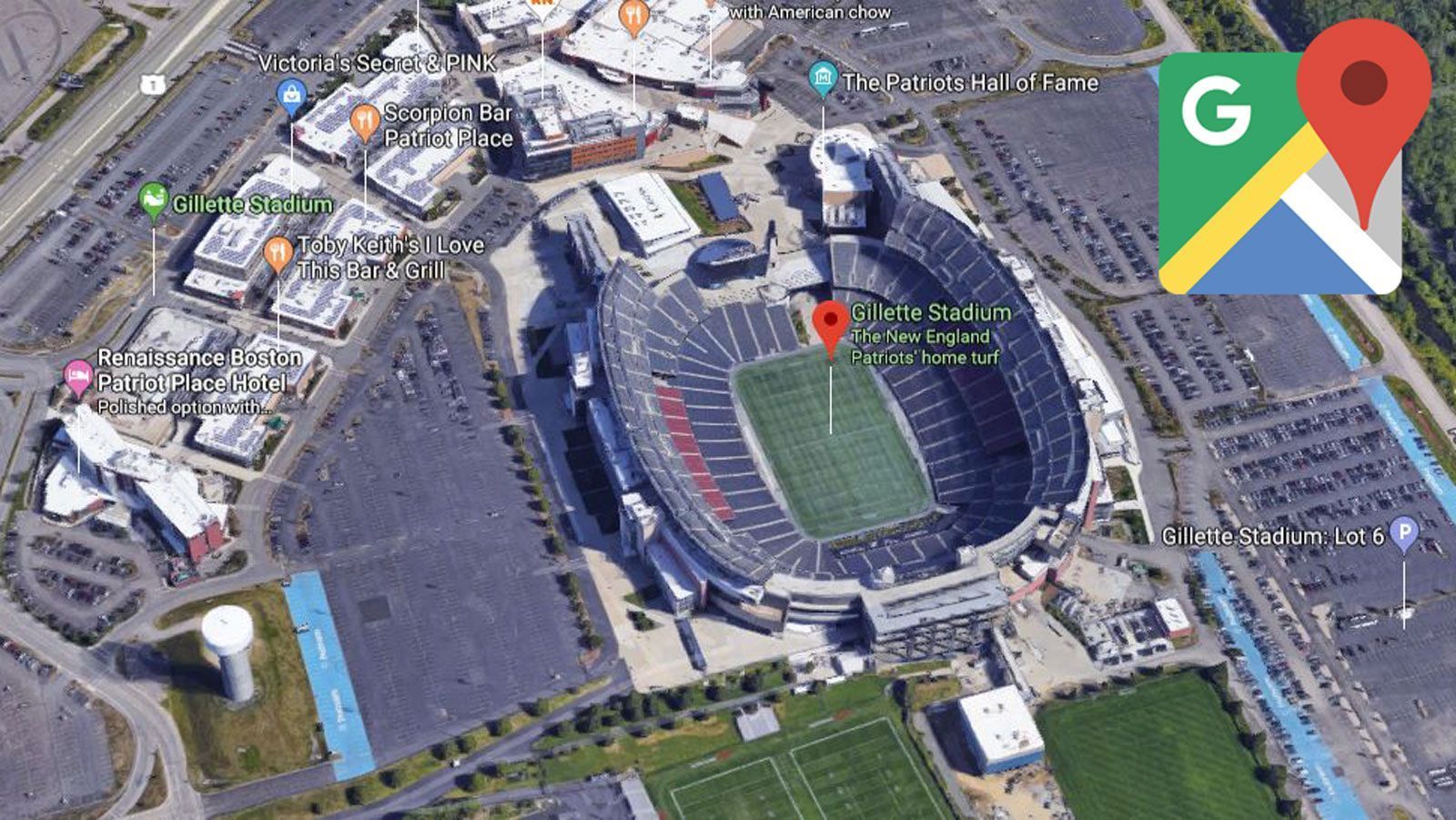 
                <strong>Google Maps</strong><br>
                Wo bitte geht's nach Foxborough? 2002 musste man im Süden von Boston noch ganz normal nach dem Weg fragen oder im Straßenatlas nachsehen. Google Maps gibt's erst seit 2005, auf mobilen Geräten sogar noch viel später.
              