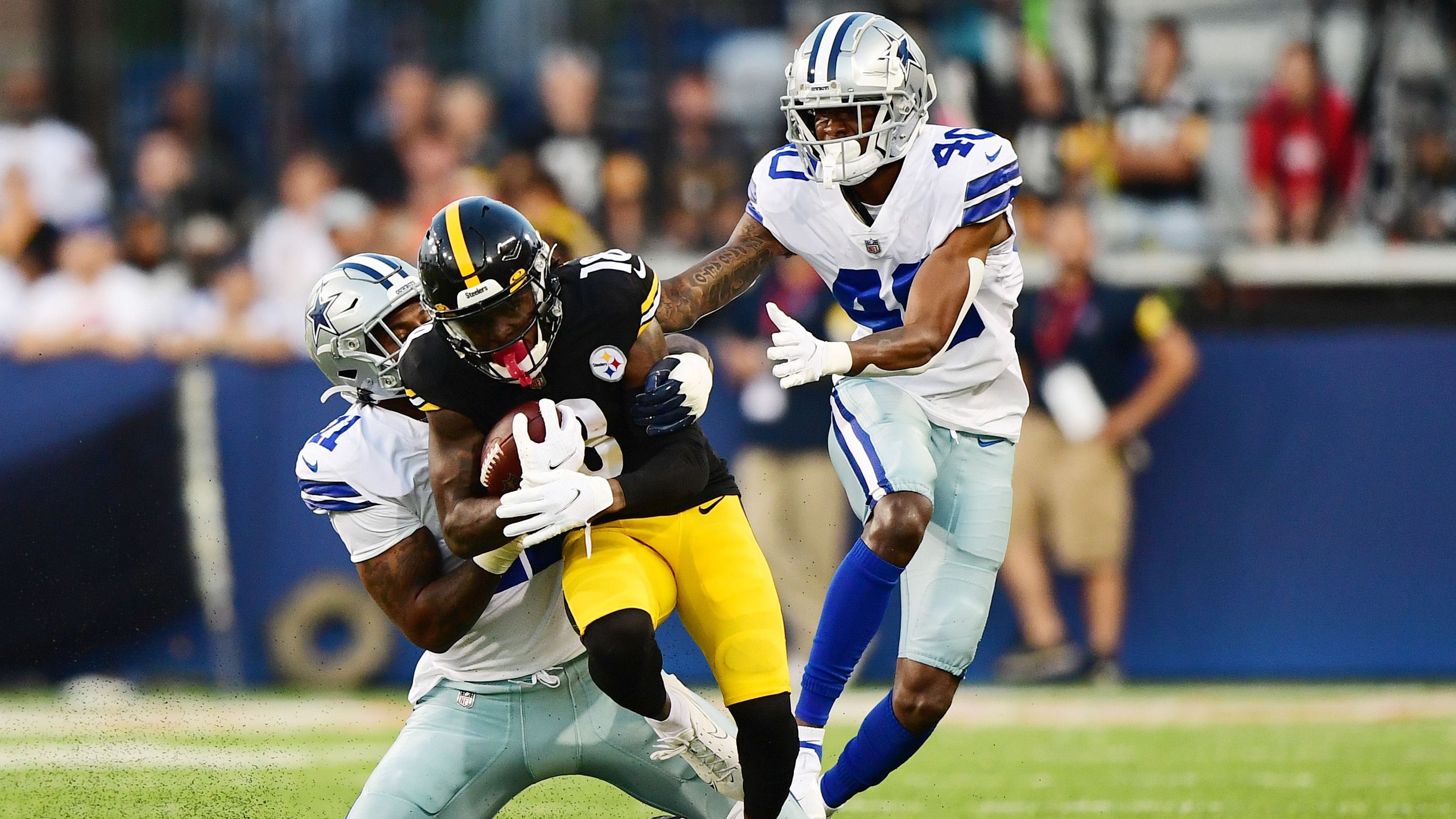 <strong>Platz 7: Pittsburgh Steelers vs. Dallas Cowboys (6. Oktober 2024) - $430</strong><br>Das Duell zwischen den Steelers und den Cowboys belegt Rang sieben und ist damit klar in den Top 10 der teuersten Spiele.