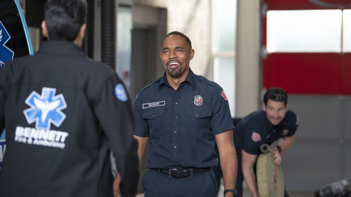 Jason George in "Seattle Firefighters"