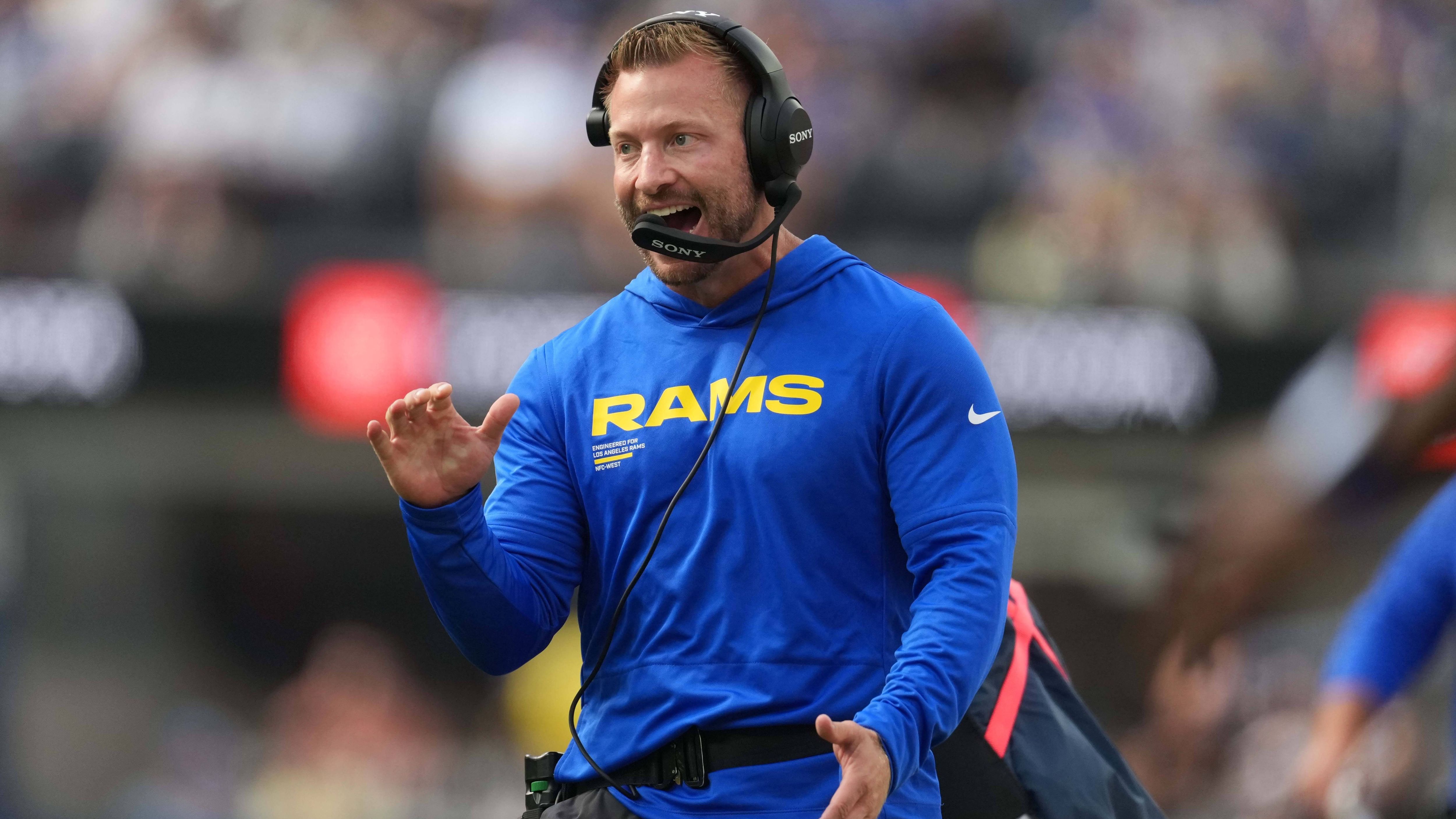 <strong>Platz 13 (geteilt): Sean McVay (Los Angeles Rams)</strong><br>Quote: +4.000 (bei einem Einsatz von 100 US-Dollar gewinnt man 4.000 US-Dollar)