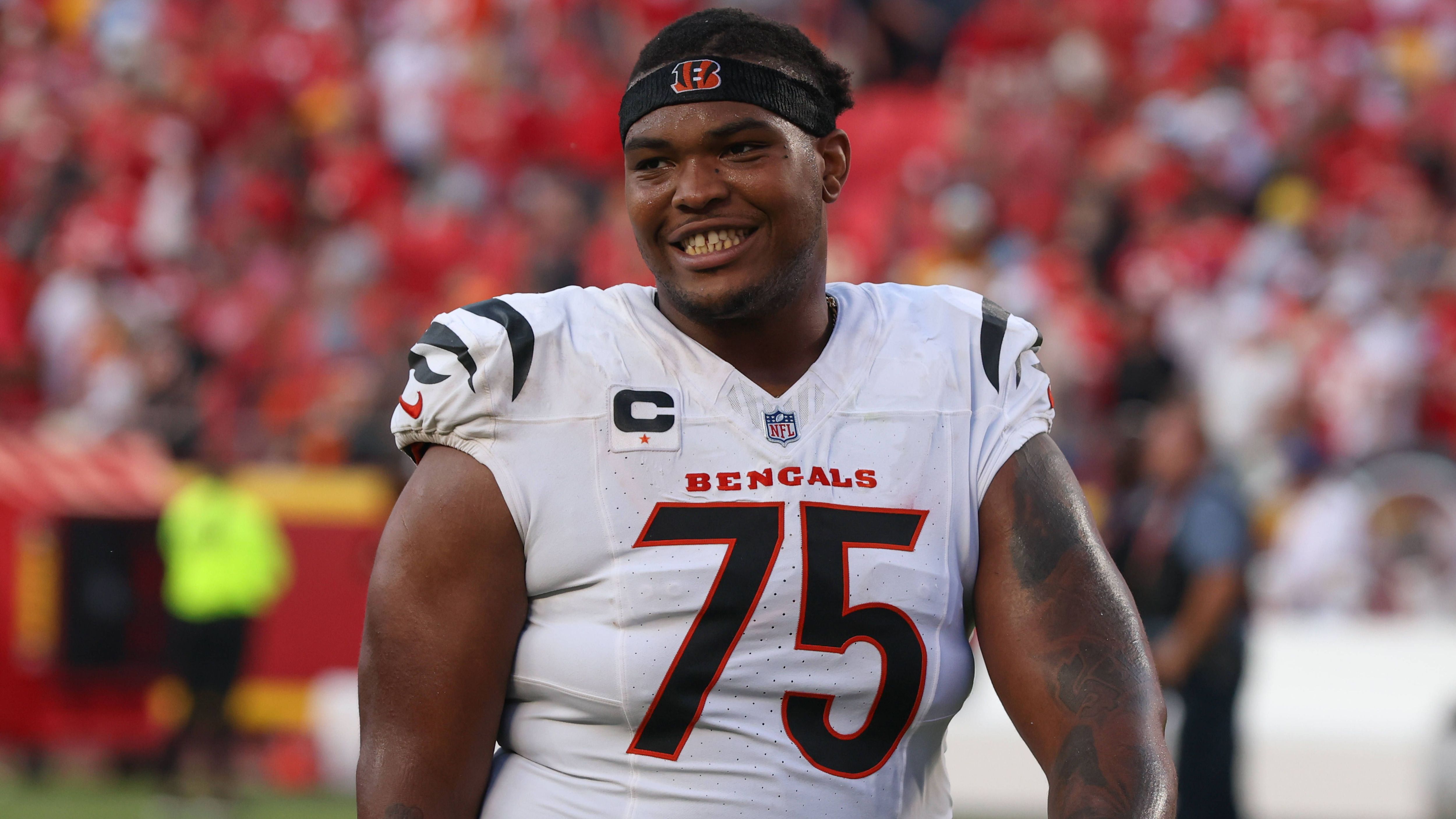 <strong>Orlando Brown Jr.</strong><br><strong>Team</strong>: Cincinnati Bengals<br><strong>Position</strong>: Offensive Tackle