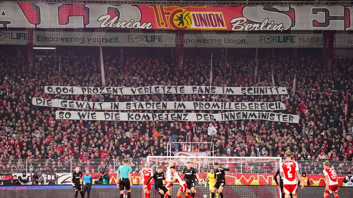Fans von Union Berlin kritisieren die Politik