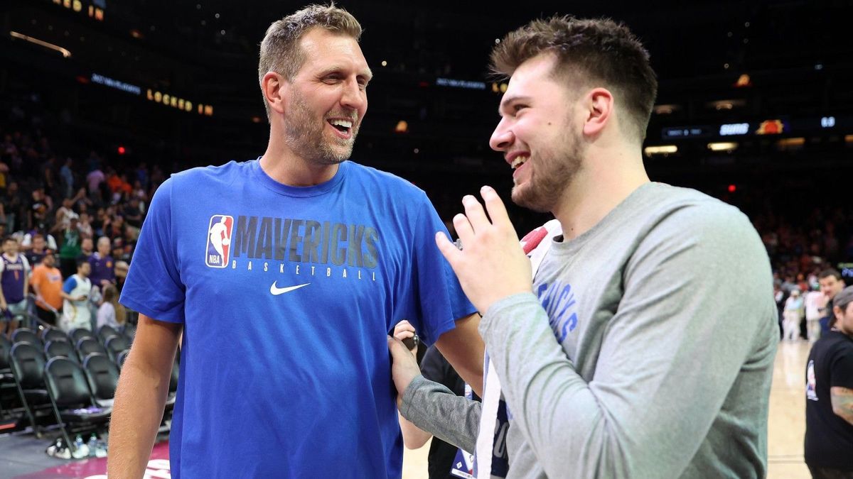 Freude bei Nowitzki und Doncic