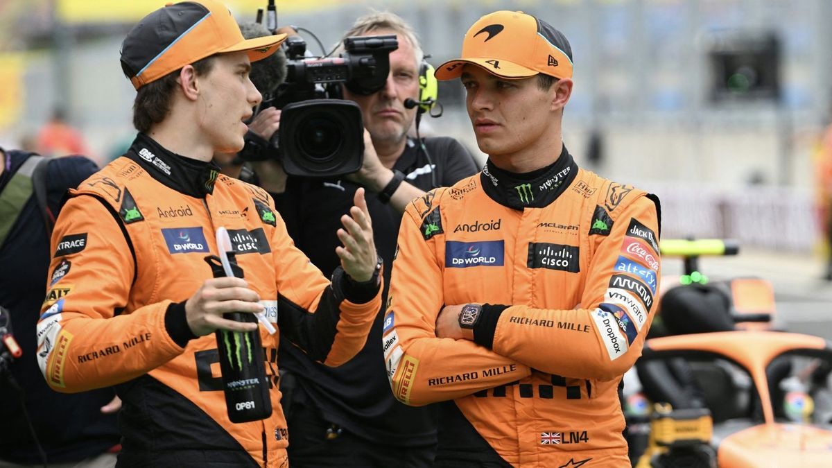 Oscar Piastri sicherte sich die Pole vor Lando Norris