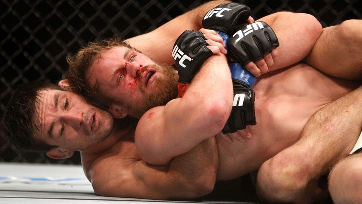 Der Brasilianer Demian Maia (li.) ist die aktuelle Nummer vier im Weltergewicht