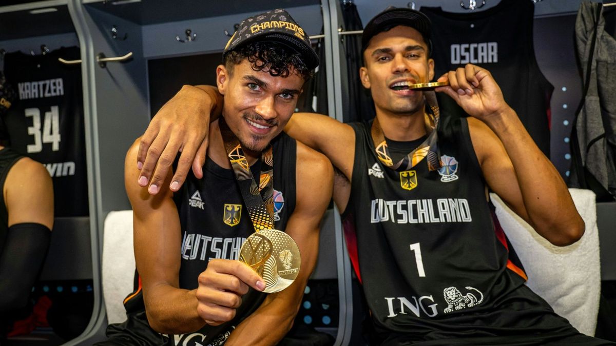 Europameister unter sich: Tristan und Oscar da Silva (r.)