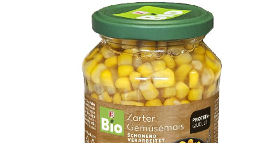Drei Chargen Bio-Mais im 360-Gramm-Glas sind vom Rückruf betroffen.